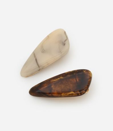 Kit 02 Pinzas para el Pelo con Formato Triangular 2