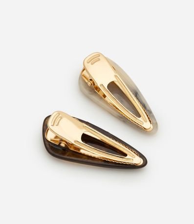 Kit 02 Pinzas para el Pelo con Formato Triangular 3