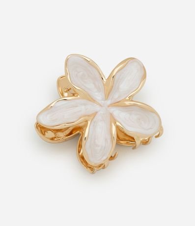 Pinza para el Pelo Formato de Flor Esmaltada