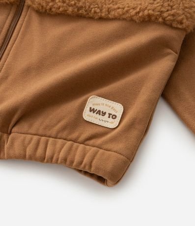 Conjunto Infantil con Campera en Sherpa y Pantalón - Talle 1 a 5/6 años 7