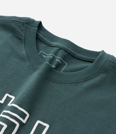 Remera Infantil Regular con Estampado de Japonismo - Talle 5 a 14 años 5