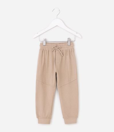 Pantalón Infantil en Fleece Canelado - Talle 1 a 6 años
