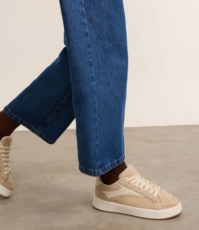 Championes Casual de PU con Cordón y Recortes 6