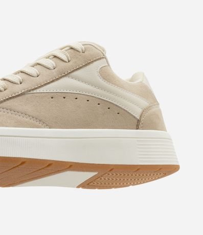 Championes Casual de PU con Cordón y Recortes 3