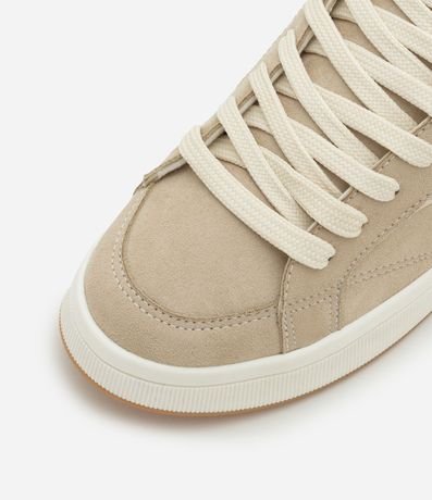 Championes Casual de PU con Cordón y Recortes 4