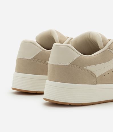 Championes Casual de PU con Cordón y Recortes 5