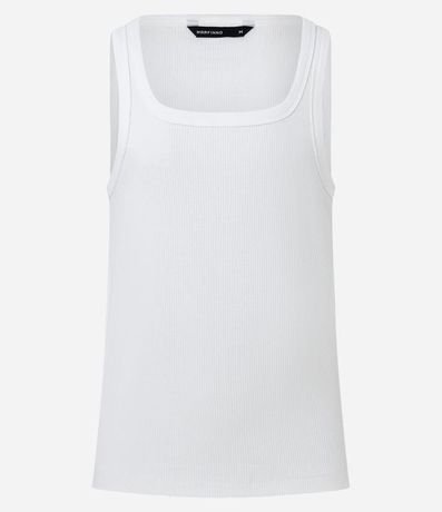 Musculosa en Rib con Textura Acanalada 6