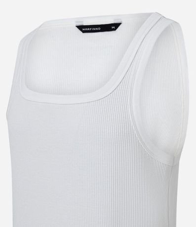 Musculosa en Rib con Textura Acanalada 7