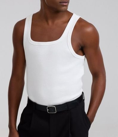 Musculosa en Rib con Textura Acanalada 3