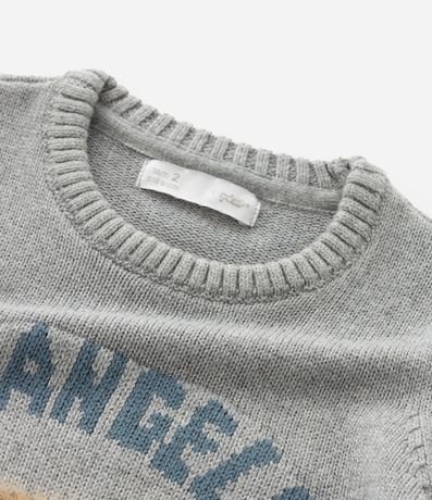 Suéter Infantil en Efecto Punto con Aplicación de Carpincho – Talle 1 a 5/6 4