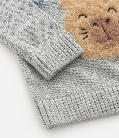 Suéter Infantil en Efecto Punto con Aplicación de Carpincho – Talle 1 a 5/6 5