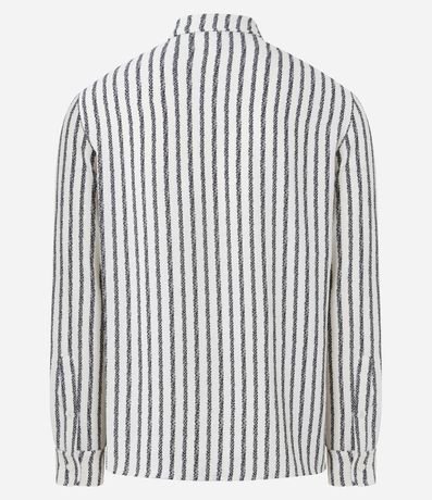 Camisa Comfort en Sastre con Rayas Verticales 6