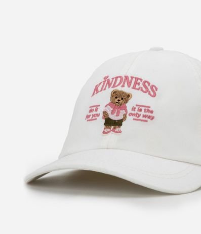 Gorra Infantil Aba Curva con Bordado de Oso - Talle U 4