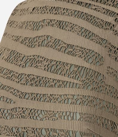 Blusa Frente Única en Encaje Texturizada 6