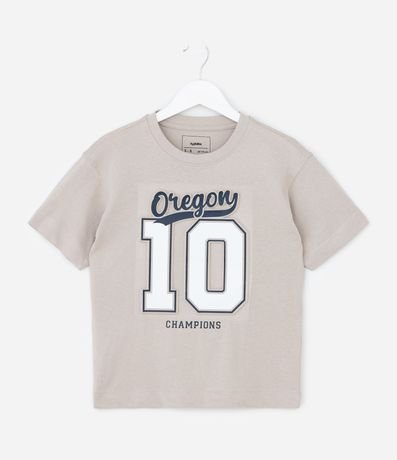 Remera Infantil con Estampado Lettering Oregon 10 – Talle 5 a 14 años 2