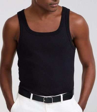 Musculosa en Rib con Textura Acanalada 3