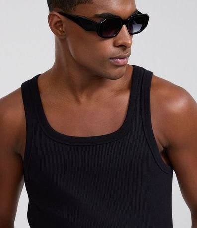 Musculosa en Rib con Textura Acanalada 4