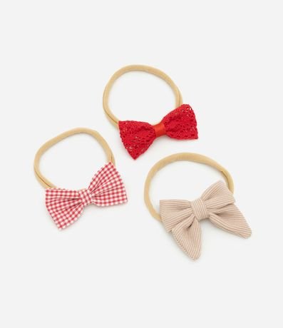 Kit 03 Cintas para el Pelo - Talle único