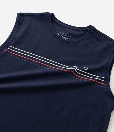 Musculosa Infantil con Estampa Rayas - Talle 5 a 14 años 4