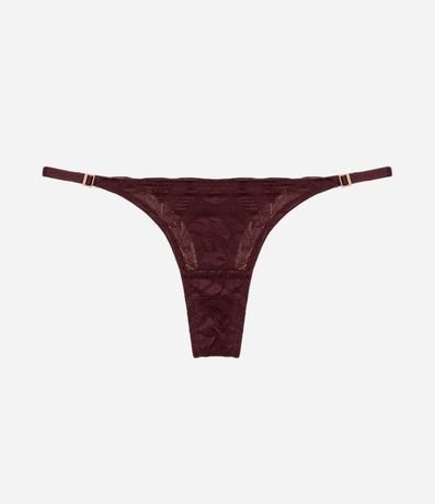 Bombacha Colaless Hilo Doble en Encaje Rústico 4