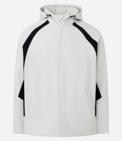 Campera Deportiva en PU Tecnológico con Capucha 7