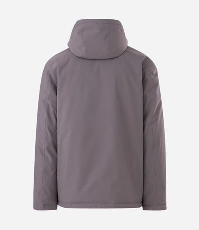 Campera Deportiva con Capucha y Estampa Lettering 5