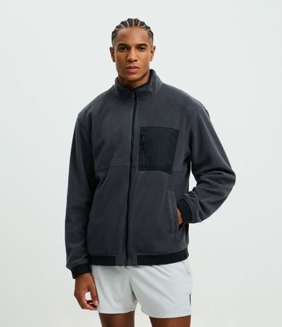 Campera Reversible con Fleece y Lettering 5