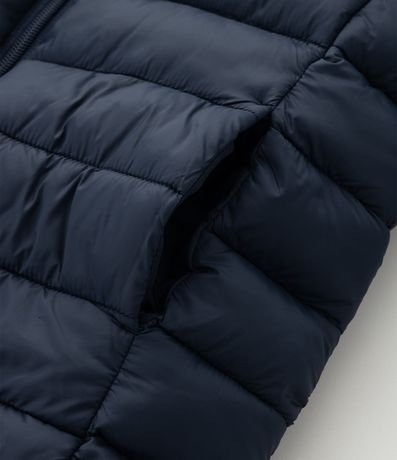 Campera Infantil Puffer en Microfibra con Capucha – Talle 5 a 16 años 5