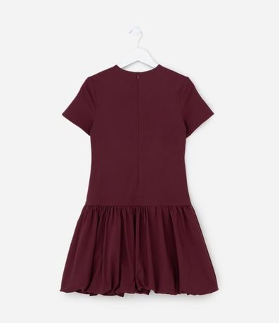 Vestido Infantil en Viscolino con Pollera Balonê – Talle 5 a 14 años 3