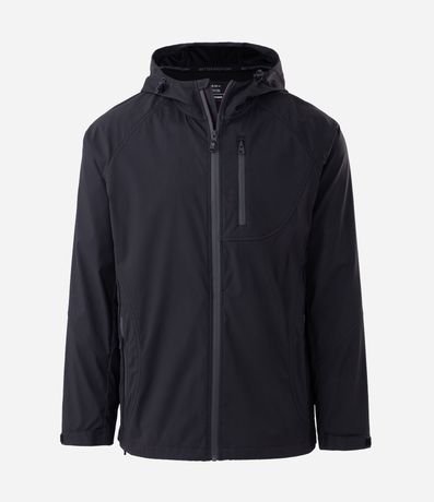 Campera Deportiva Tecnológica Resistente al Agua con Capucha 5