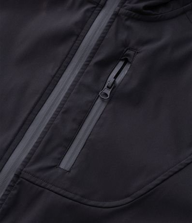 Campera Deportiva Tecnológica Resistente al Agua con Capucha 8