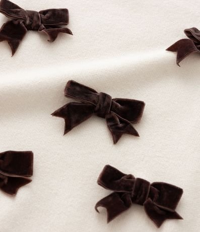 Suéter Infantil con Moñitas Aplicadas – Talle 1 a 5/6 3