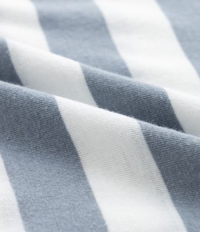 Remera Infantil Comfort con Estampa de Rayas  - Talle 5 a 14  Anos 3