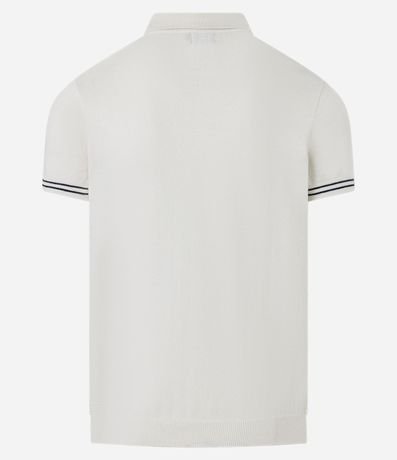 Camisa Polo Slim en Punto con Rayas Contrastantes  7