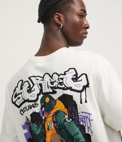 Remera en Algodón con Estampa Pombo de Skate 5