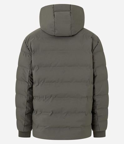 Campera Puffer Deportiva sin Costura con Capucha 5