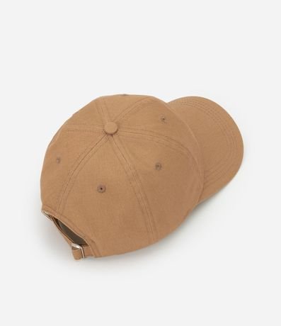 Gorra Asa Curva en Sarga con Bordado de Sol 2