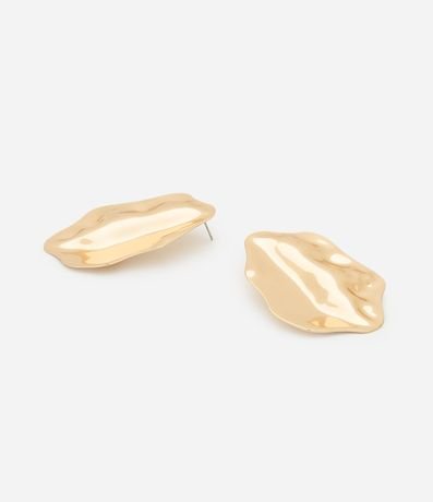 Caravana Botón en Metal Liso con Formato Orgánico 2