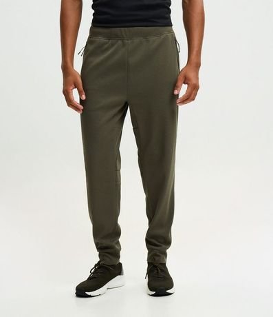 Pantalón Deportivo en Tela Texturizada con Cierre en los Bolsillos 2