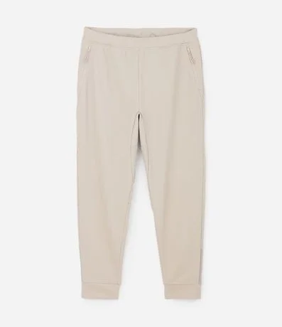 Pantalón Deportivo en Tela Texturizada con Cierre en los Bolsillos 6