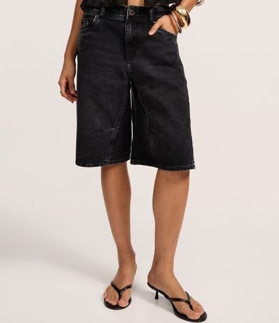 Bermuda Jorts en Jeans con Recortes 3