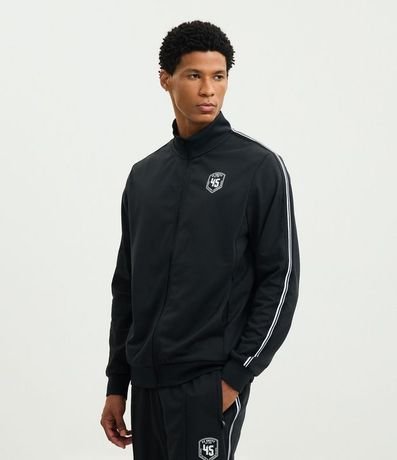 Saco en Helanca Deportiva con Rayas en los Hombros