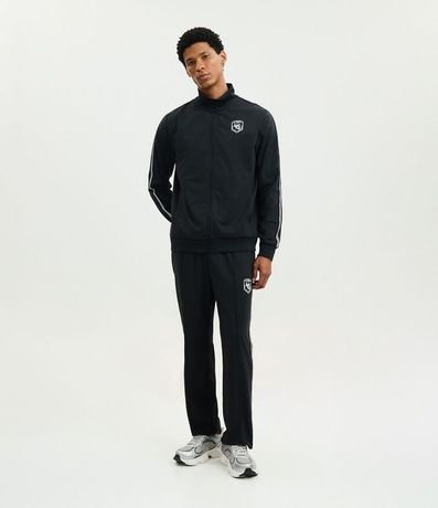 Saco en Helanca Deportiva con Rayas en los Hombros 2