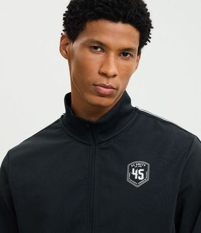 Saco en Helanca Deportiva con Rayas en los Hombros 4