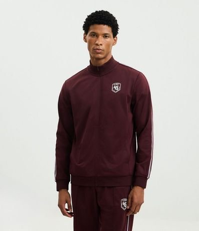 Saco en Helanca Deportiva con Rayas en los Hombros