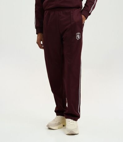 Pantalón Deportiva en Helanca con Rayas Laterales 3