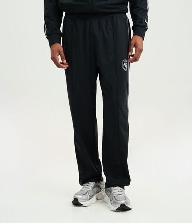 Pantalón Deportiva en Helanca con Rayas Laterales 2