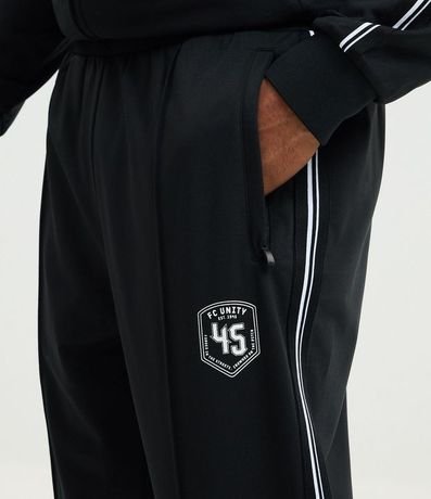 Pantalón Deportiva en Helanca con Rayas Laterales 3