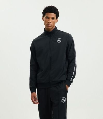 Pantalón Deportiva en Helanca con Rayas Laterales 4