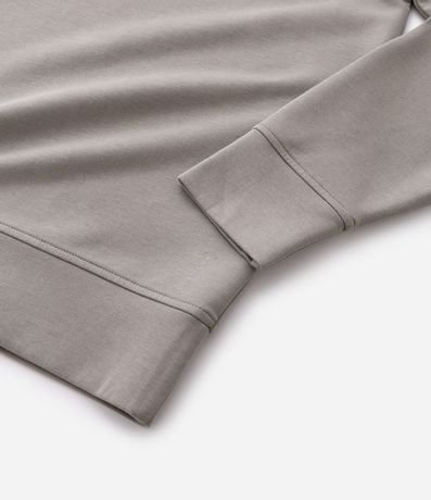 Buzo en Microfibra Liso con Cremallera 9